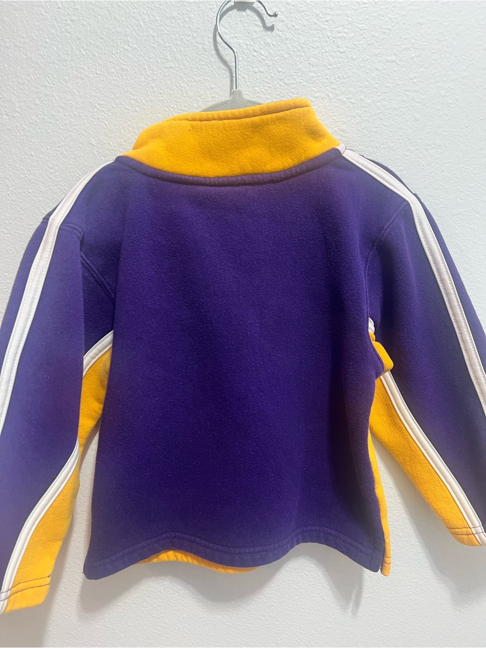 Kids Purple & Yellow Fleece Pullover LSU 4T - Picture 2 of 5